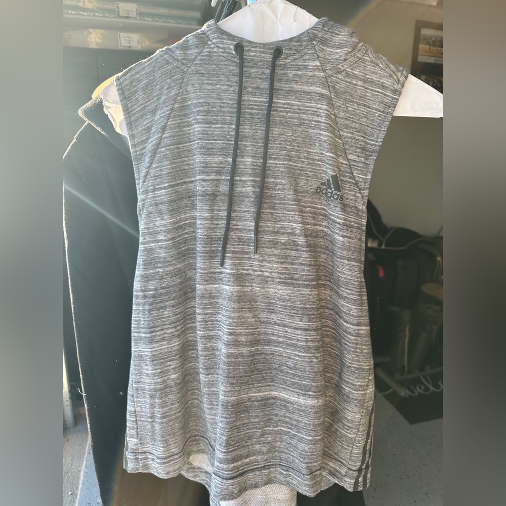 Adidas tank Top with hood.